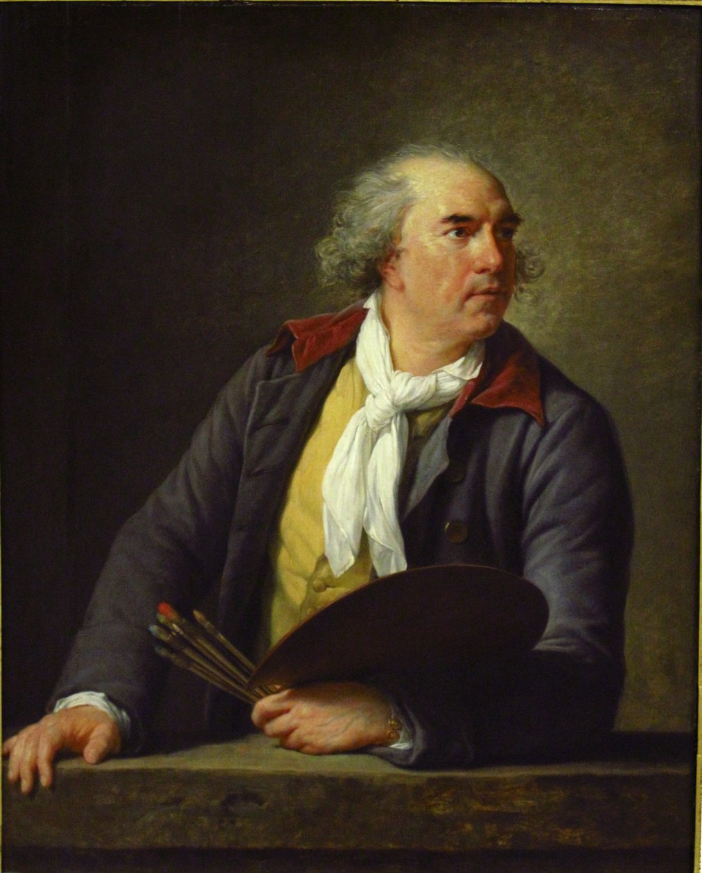 Portrait of Hubert Robert (1733-1808), French Painter by Elisabeth Louise Vigee Lebrun