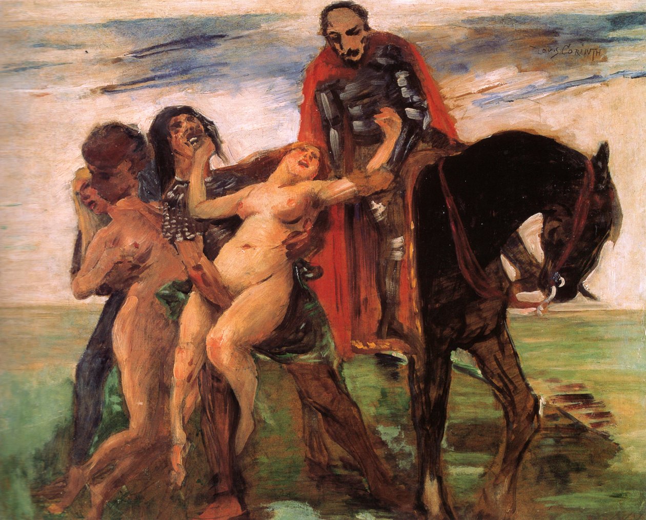 Abduction of Women (Draft) by Lovis Corinth