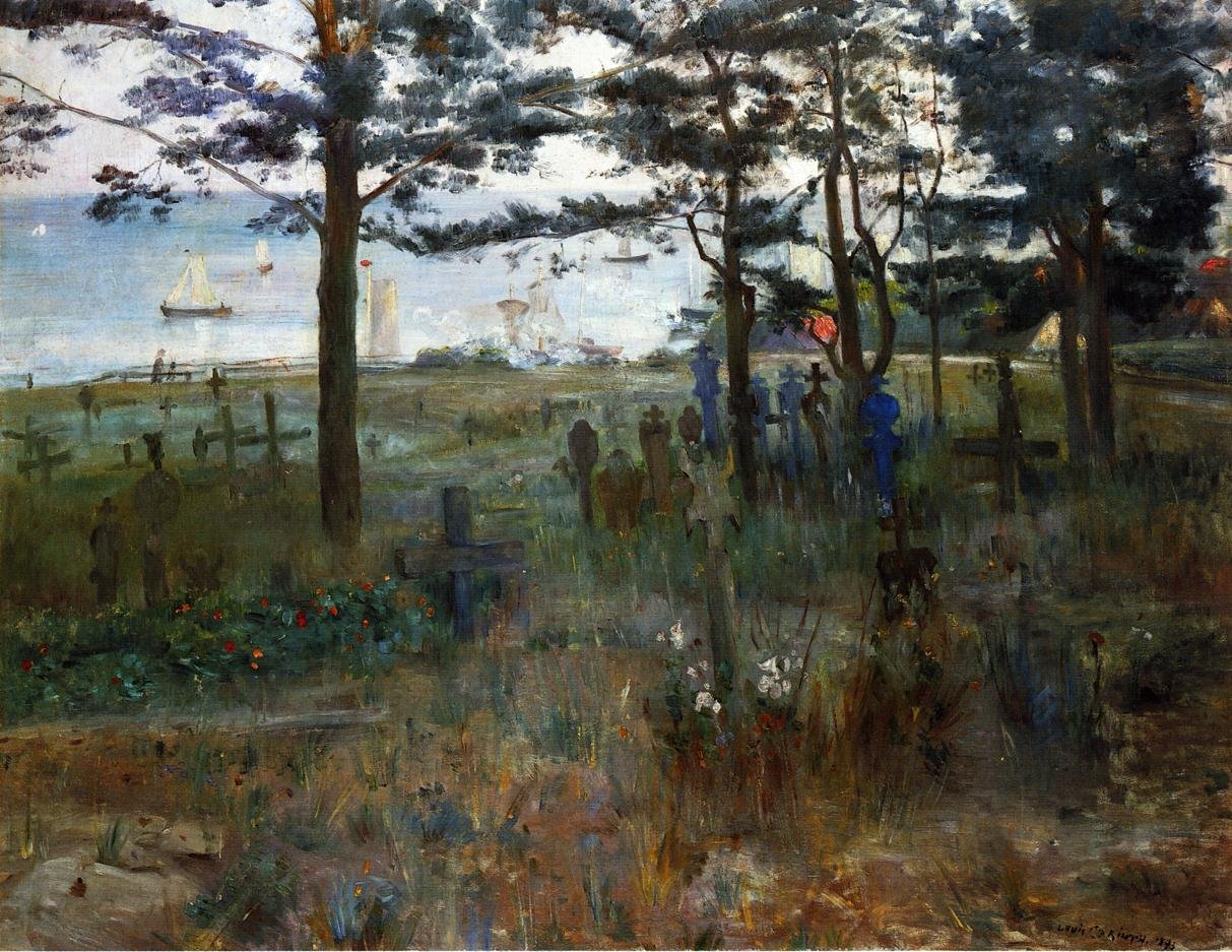 Churchyard in Nidden by Lovis Corinth