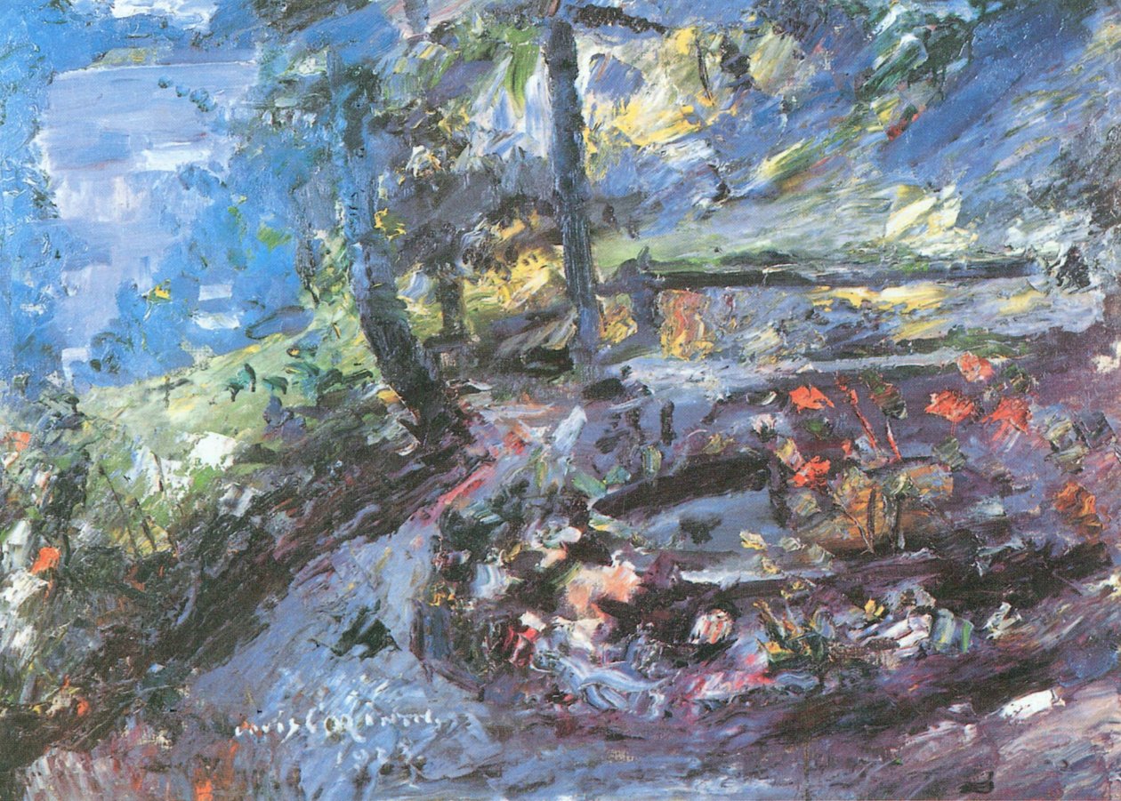 Rainy Mood at Walchensee by Lovis Corinth