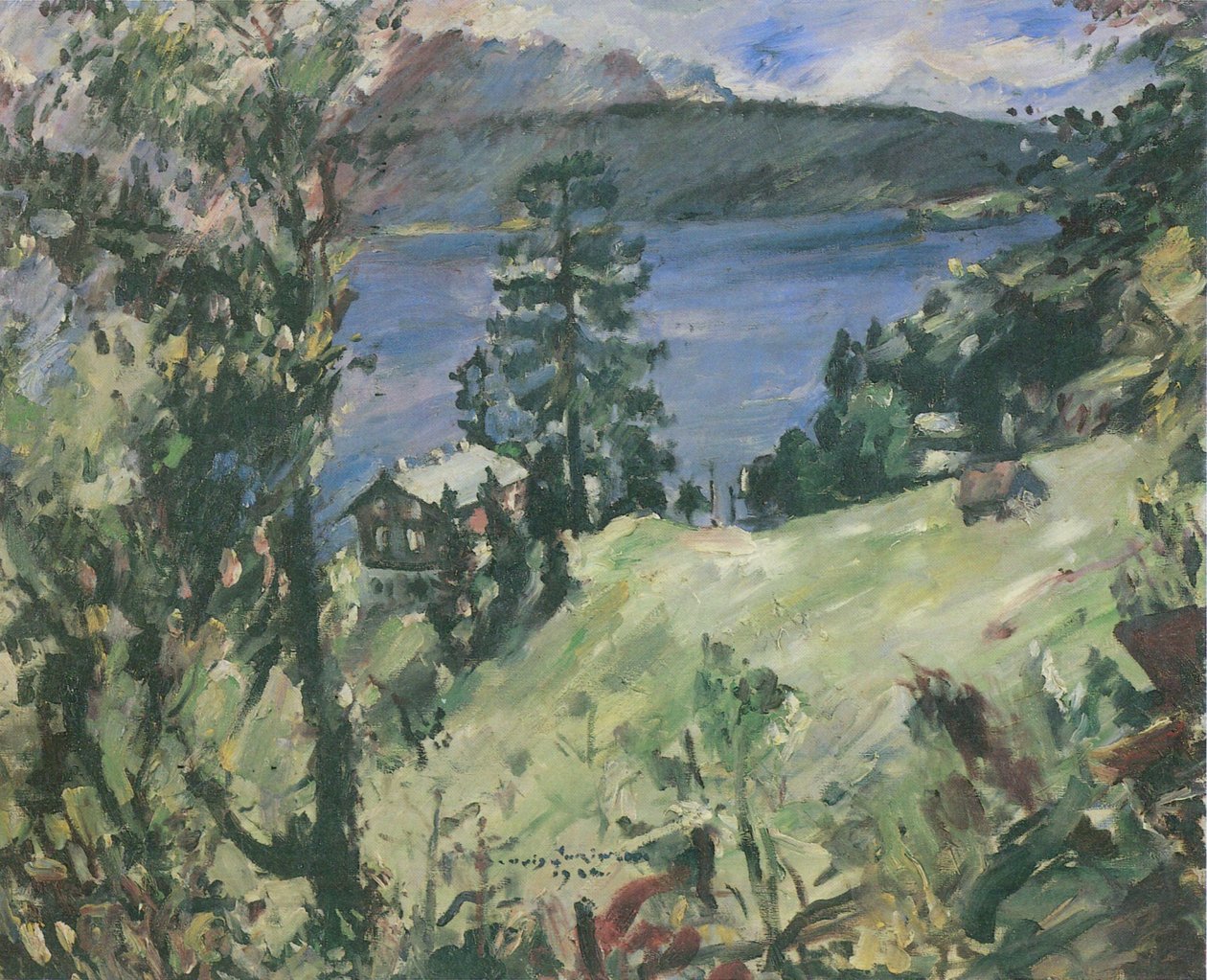 Walchensee Landscape by Lovis Corinth