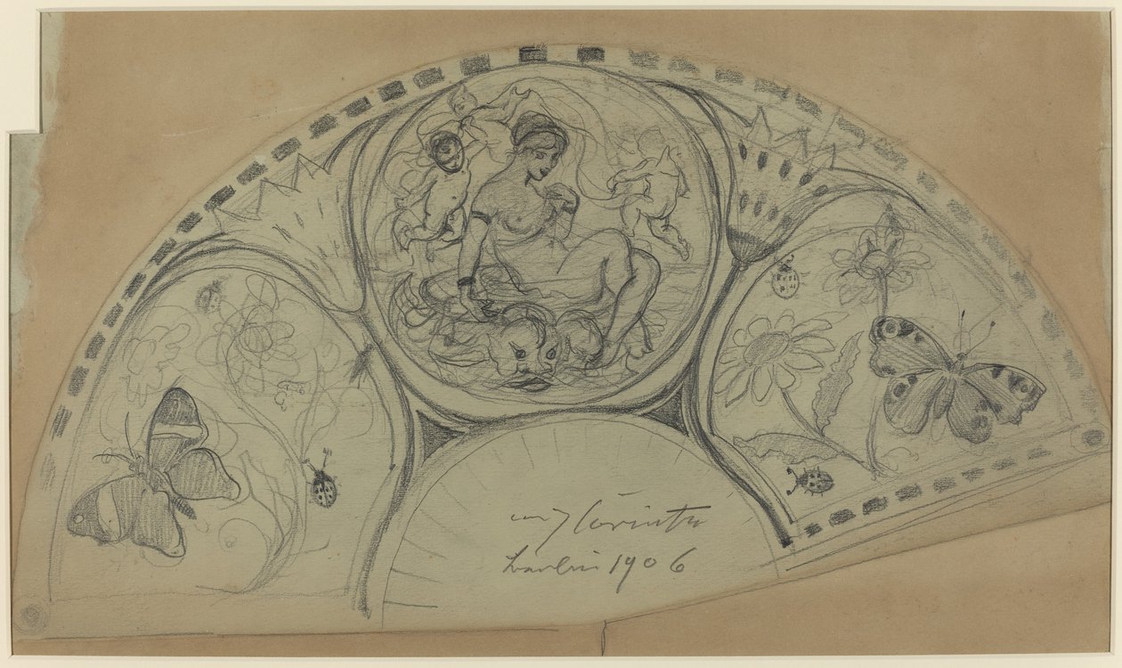 Fan Design by Lovis Corinth