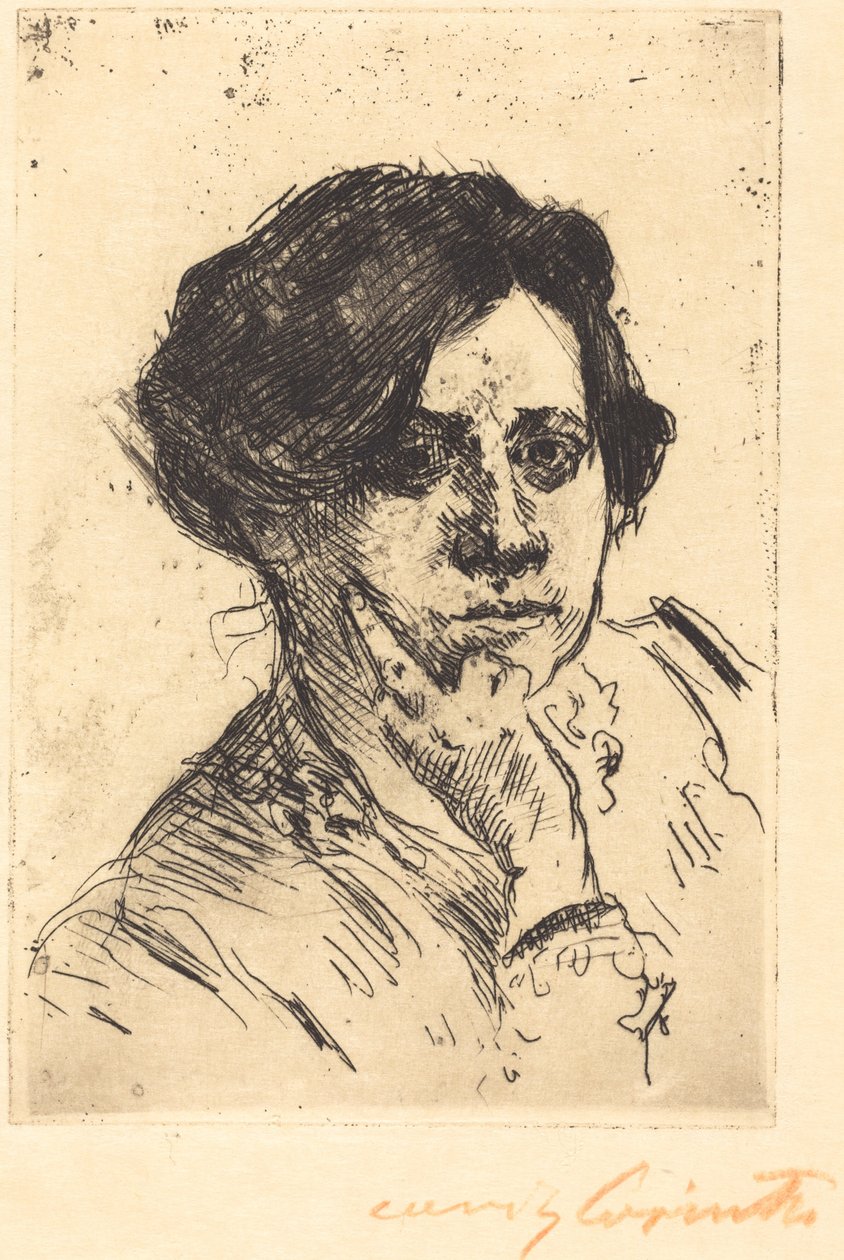 Head of Woman by Lovis Corinth