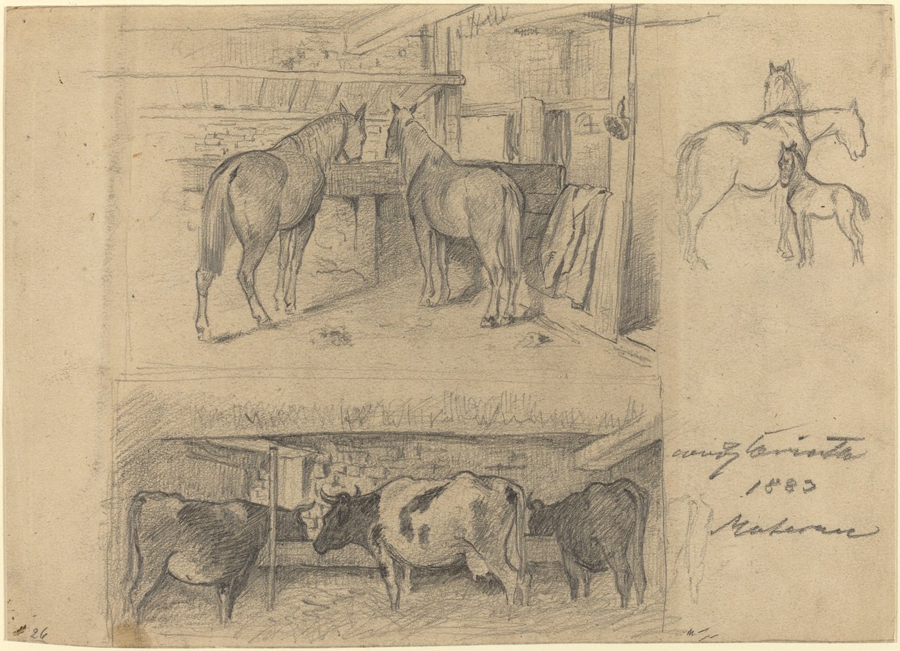 The Barn by Lovis Corinth