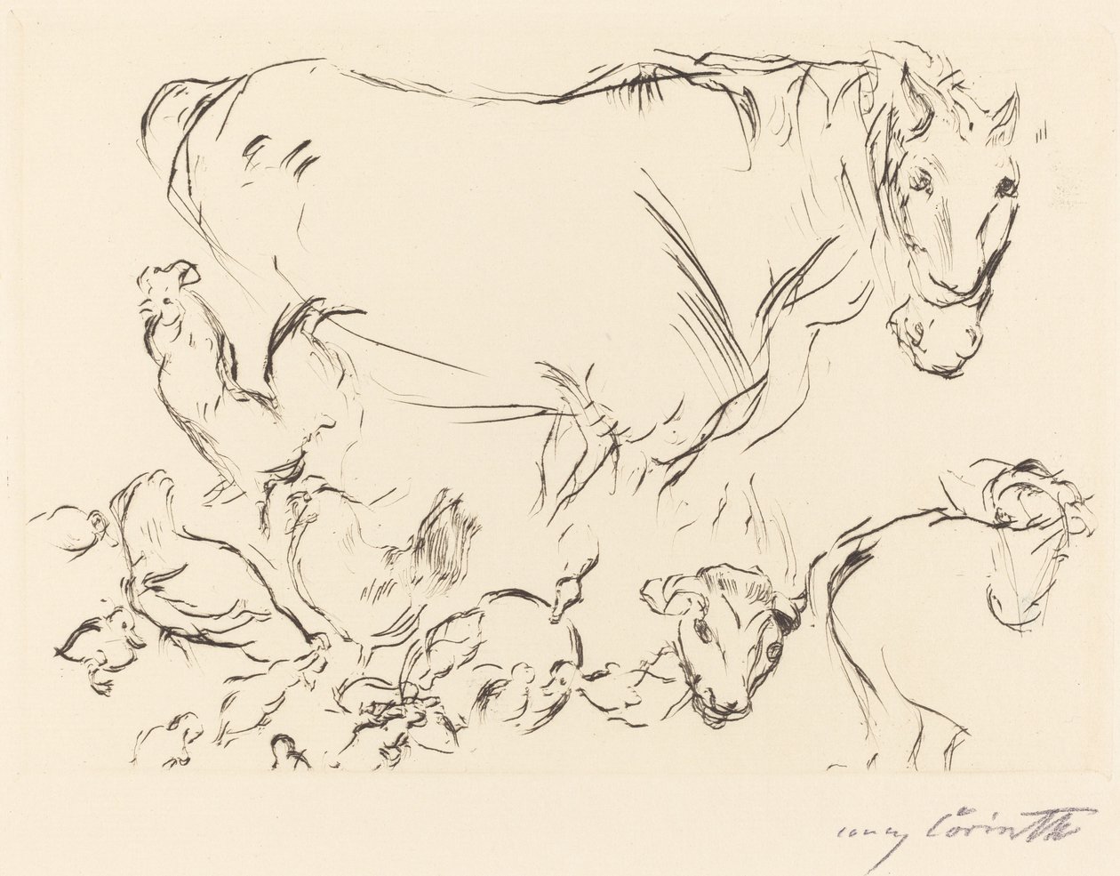 Animal Studies by Lovis Corinth