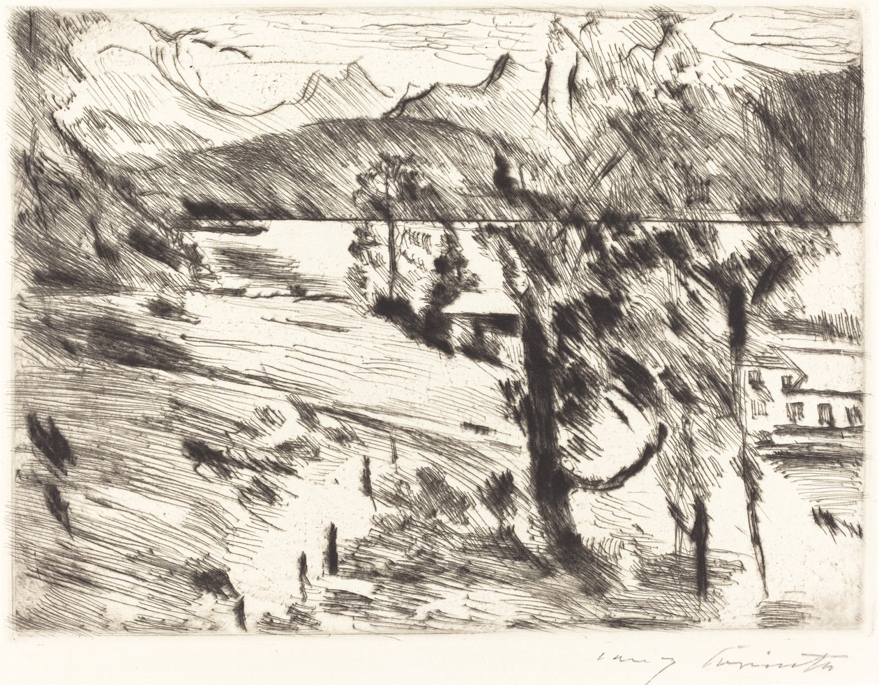 Walchensee Landscape by Lovis Corinth