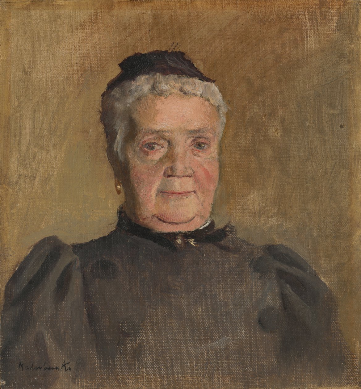 Portrait of Evelin Czóbel by Laszlo Mednyanszky