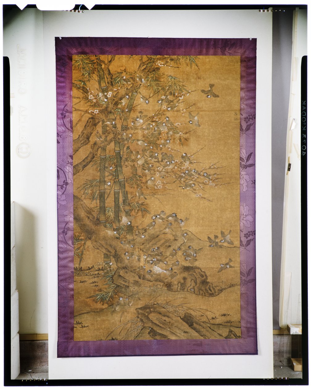 One Hundred Sparrows by Lu Zhi