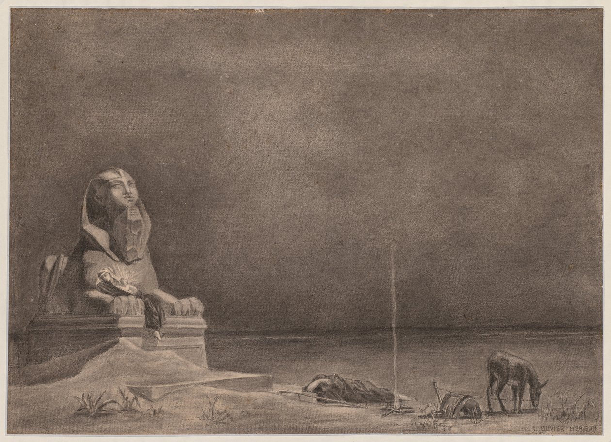 Rest on the Flight to Egypt by Luc Olivier Merson