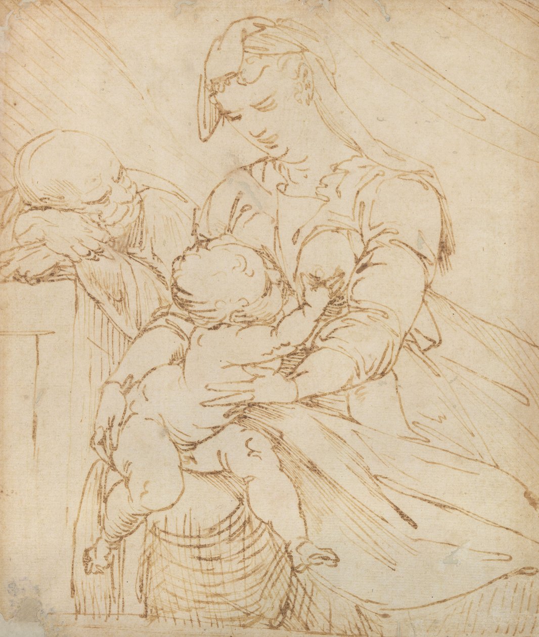The Holy Family by Luca Cambiaso