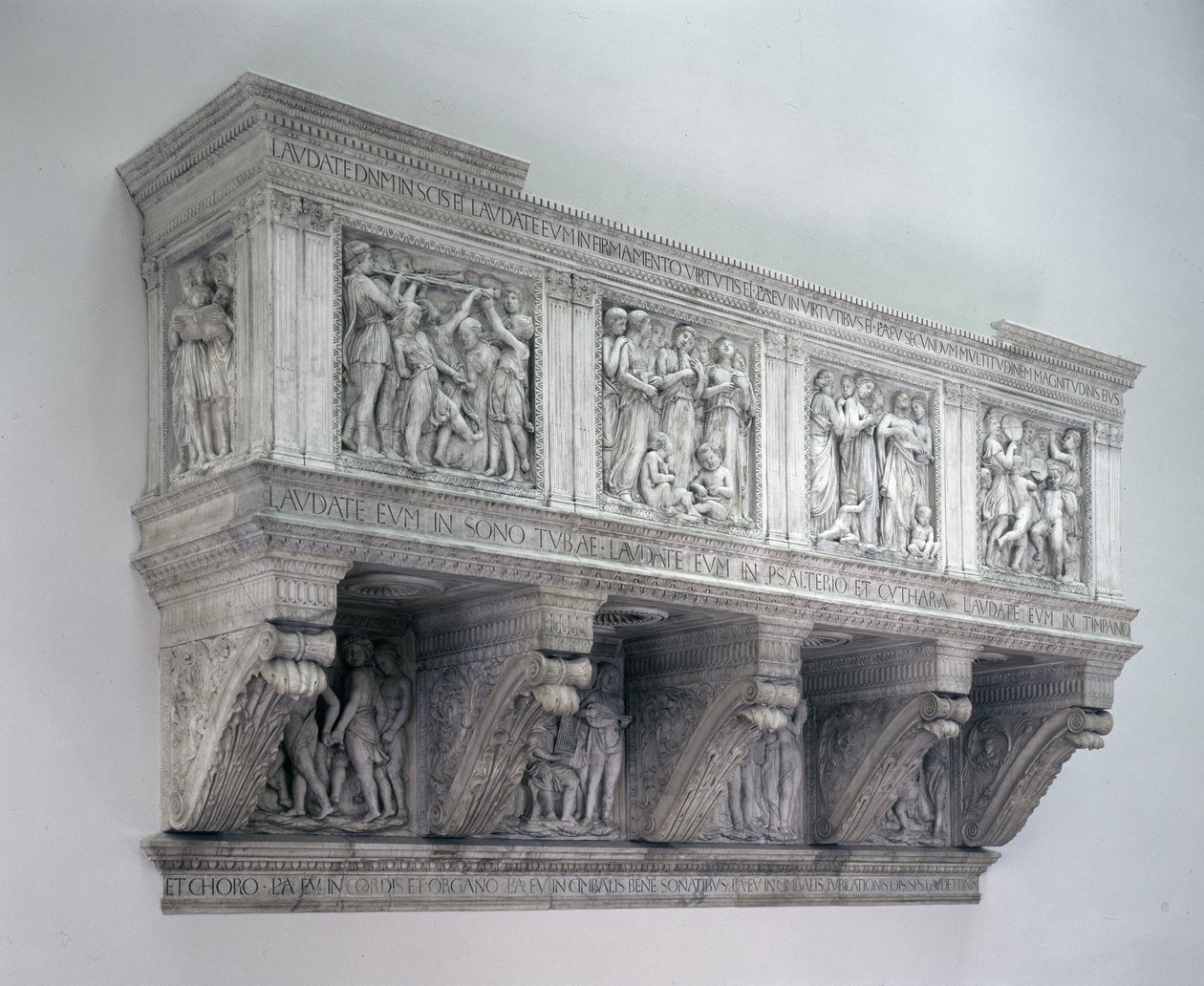 Reconstructed Cantoria by Luca Della Robbia