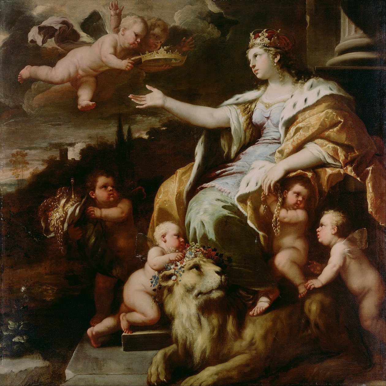 Allegory of Magnanimity by Luca Giordano