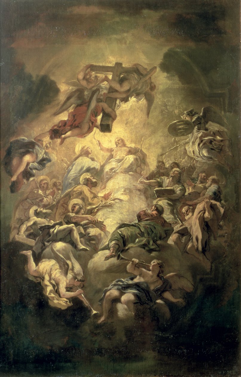 Christ in Glory by Luca Giordano