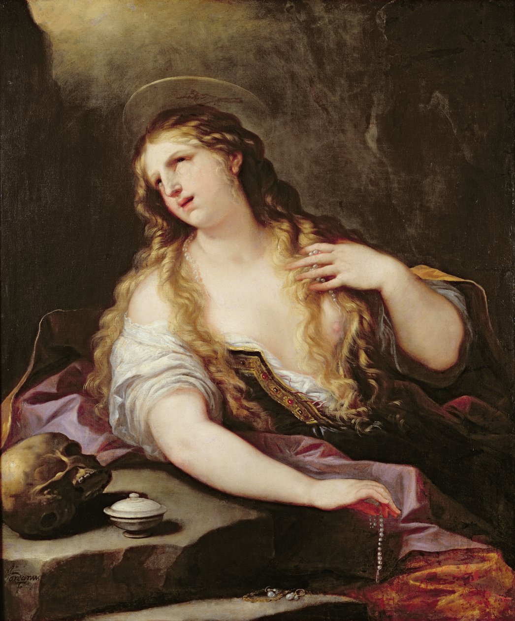 St. Mary Magdalene Renouncing the Vanities of the World, c.1696 by Luca Giordano