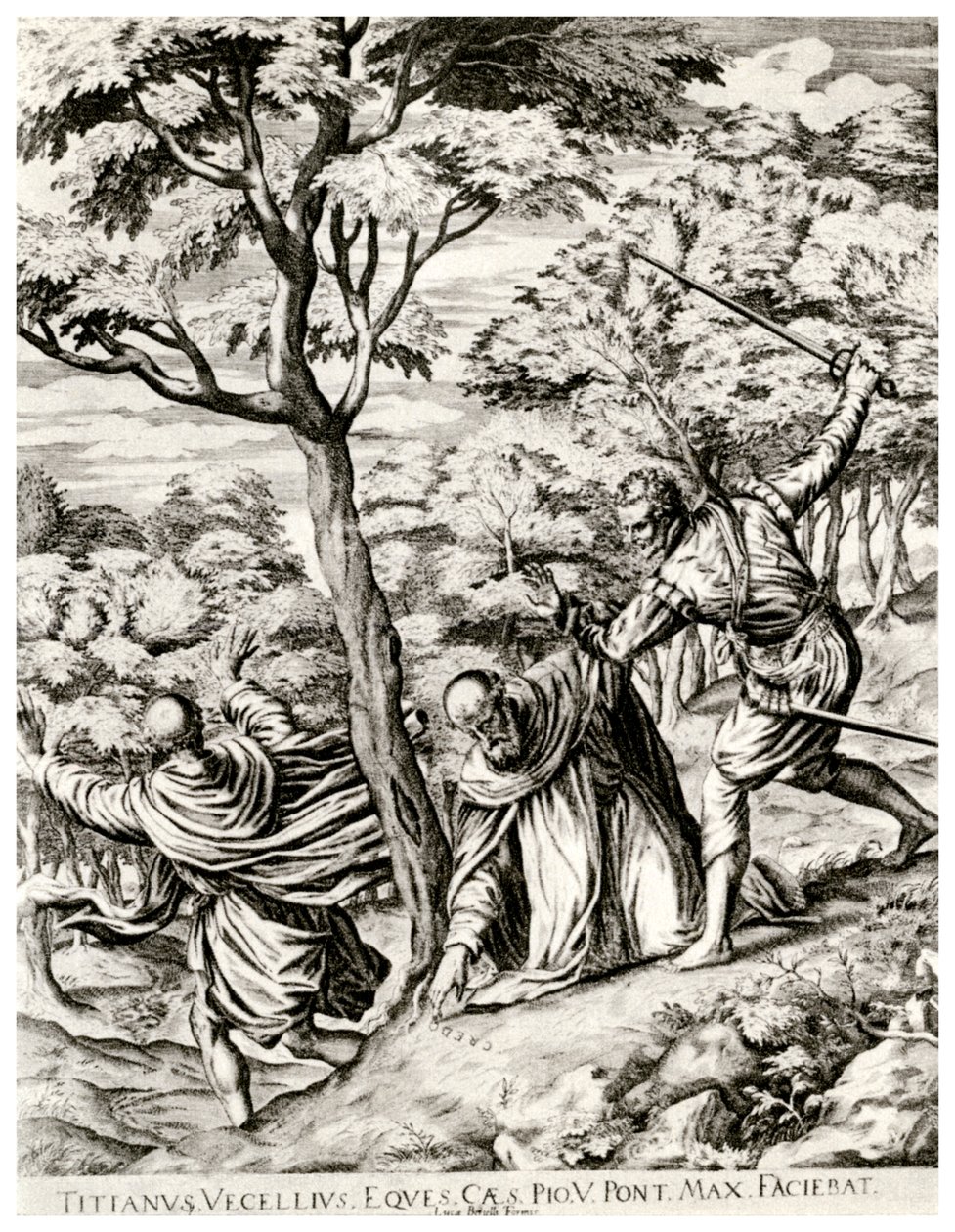 St Peter Martyr by Luca Bertelli