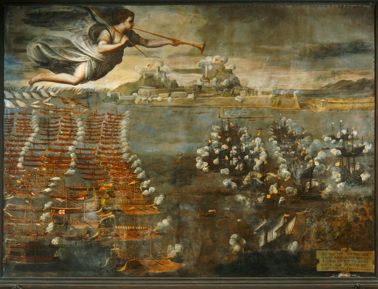 Scene of the Battle of Lepanto by Luca Cambiaso