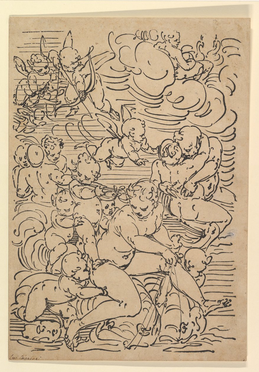 The Triumph of Amphitrite by Luca Cambiaso