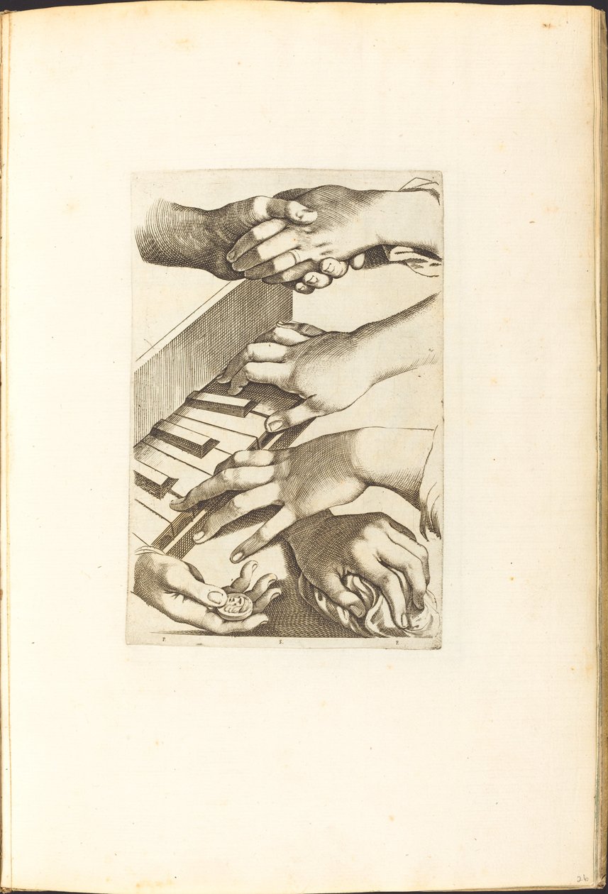 Print from Drawing Book by Luca Ciamberlano