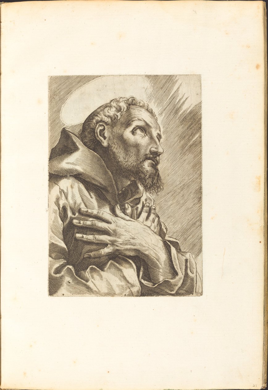Saint Francis of Assisi by Luca Ciamberlano