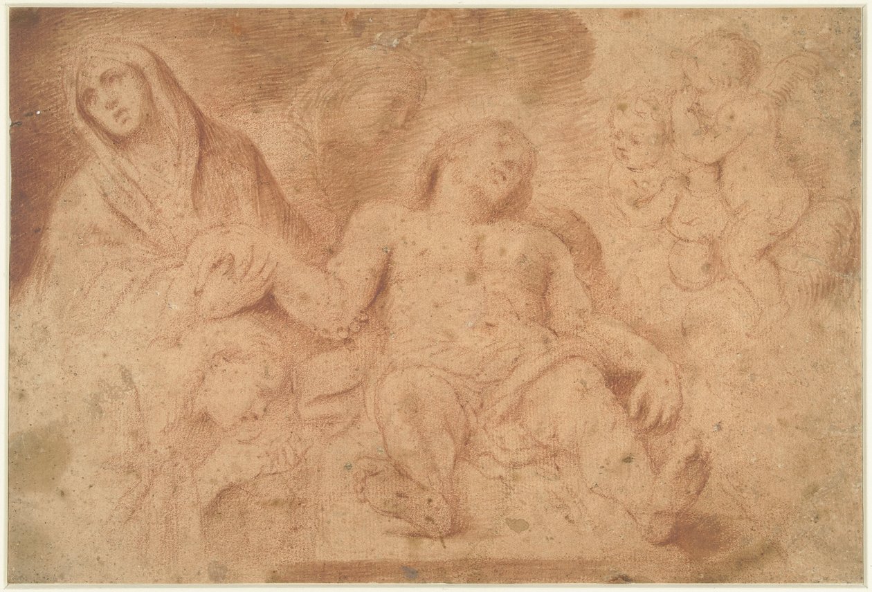 Lamentation of Christ by Luca Giordano