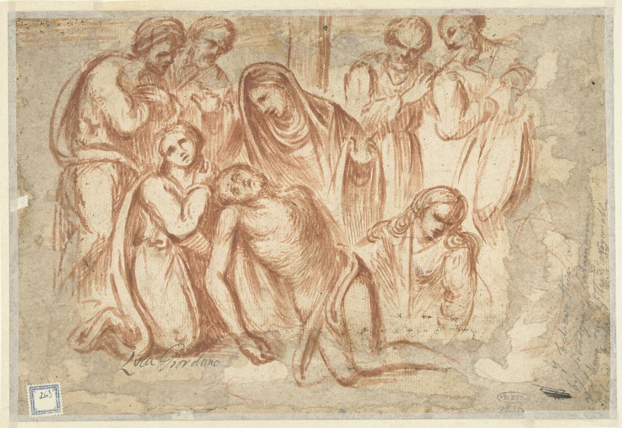 Lamentation of Christ by Luca Giordano