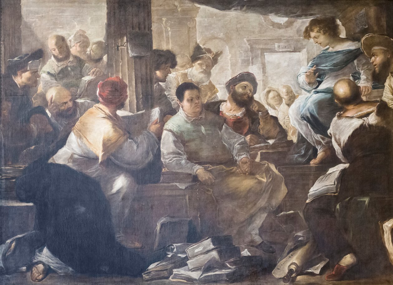 Christ Among the Doctors by Luca Giordano