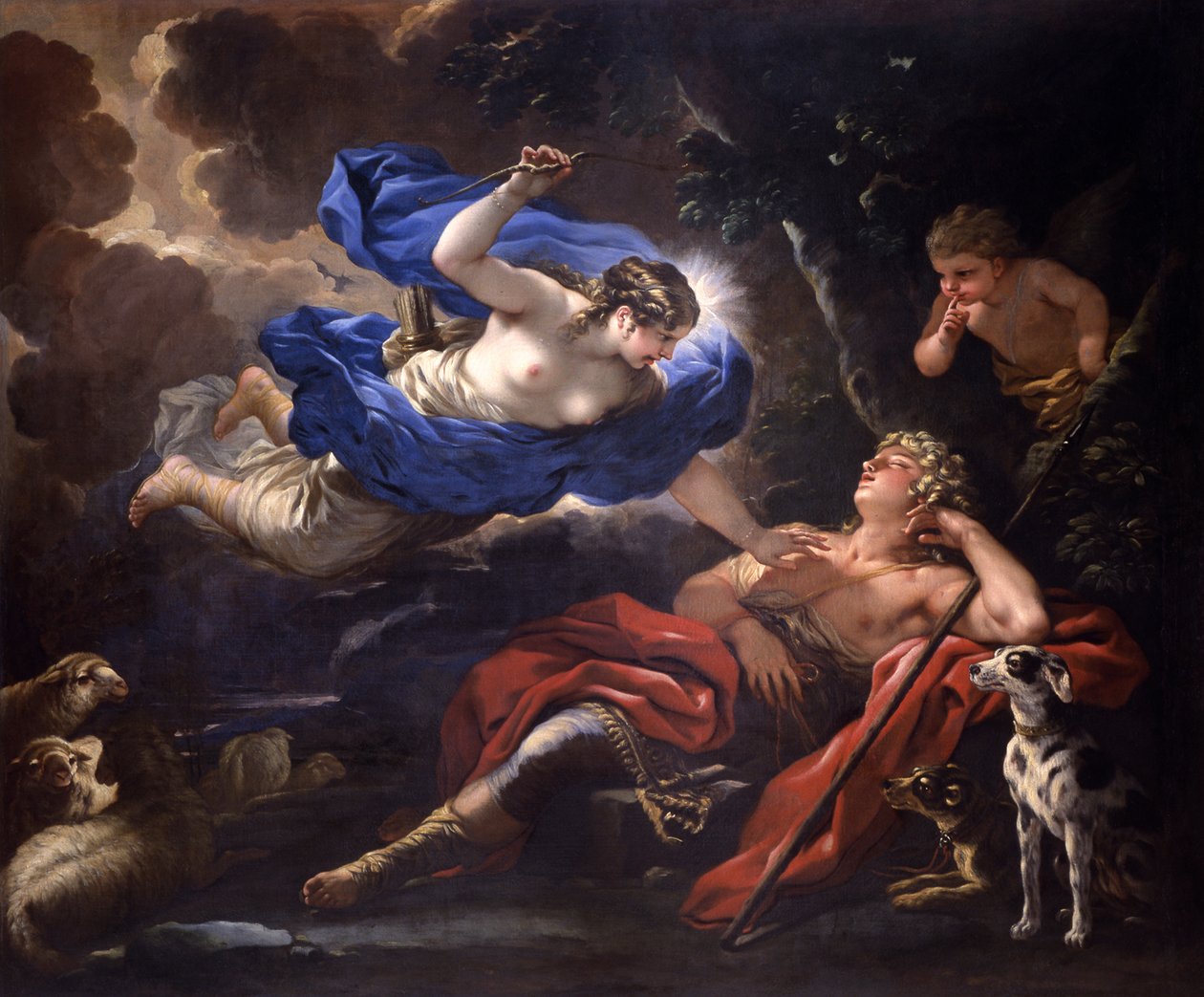 Diana and Endymion by Luca Giordano