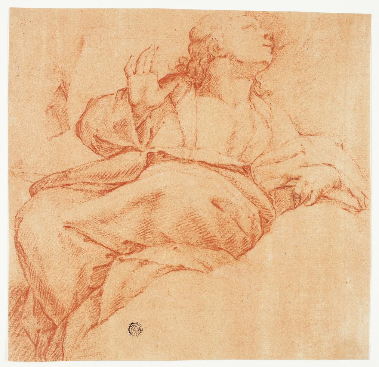 Evangelist Looking Upward by Luca Giordano
