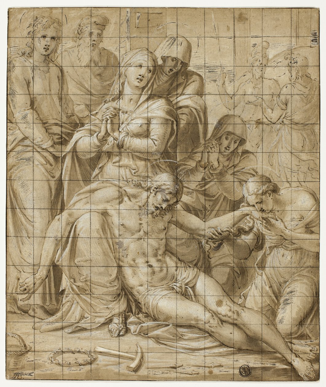 Deposition by Luca Penni