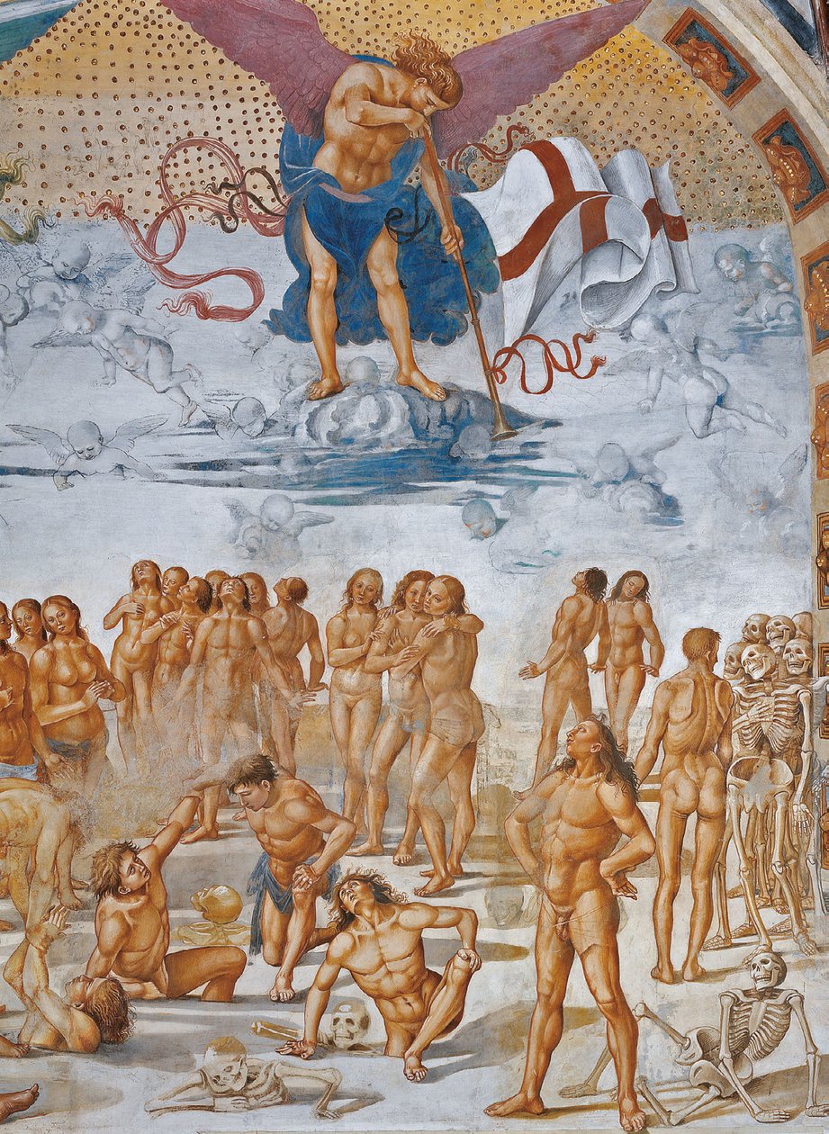 Resurrection of the Flesh (detail) by Luca Signorelli