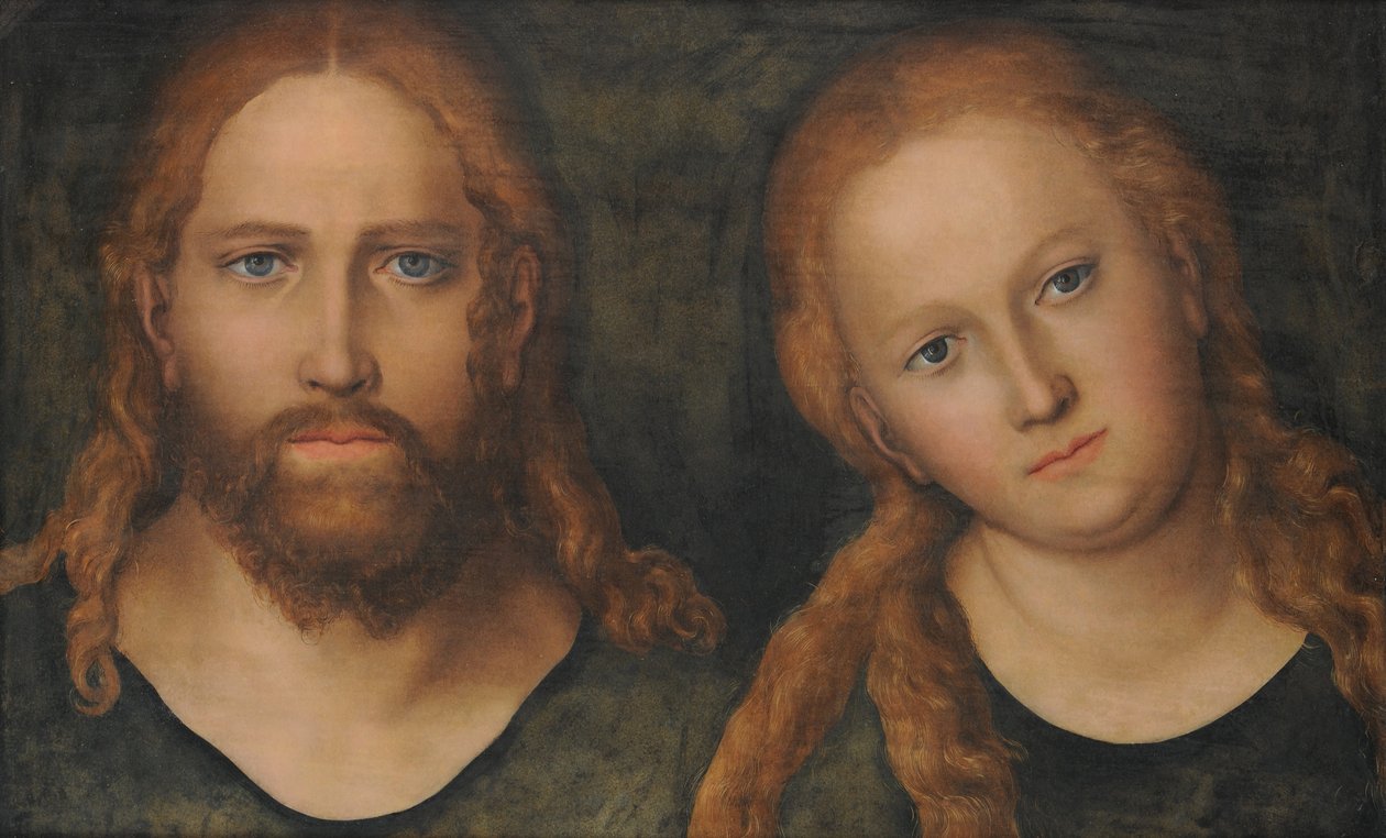 Christ and Mary by Lucas Cranach the Elder