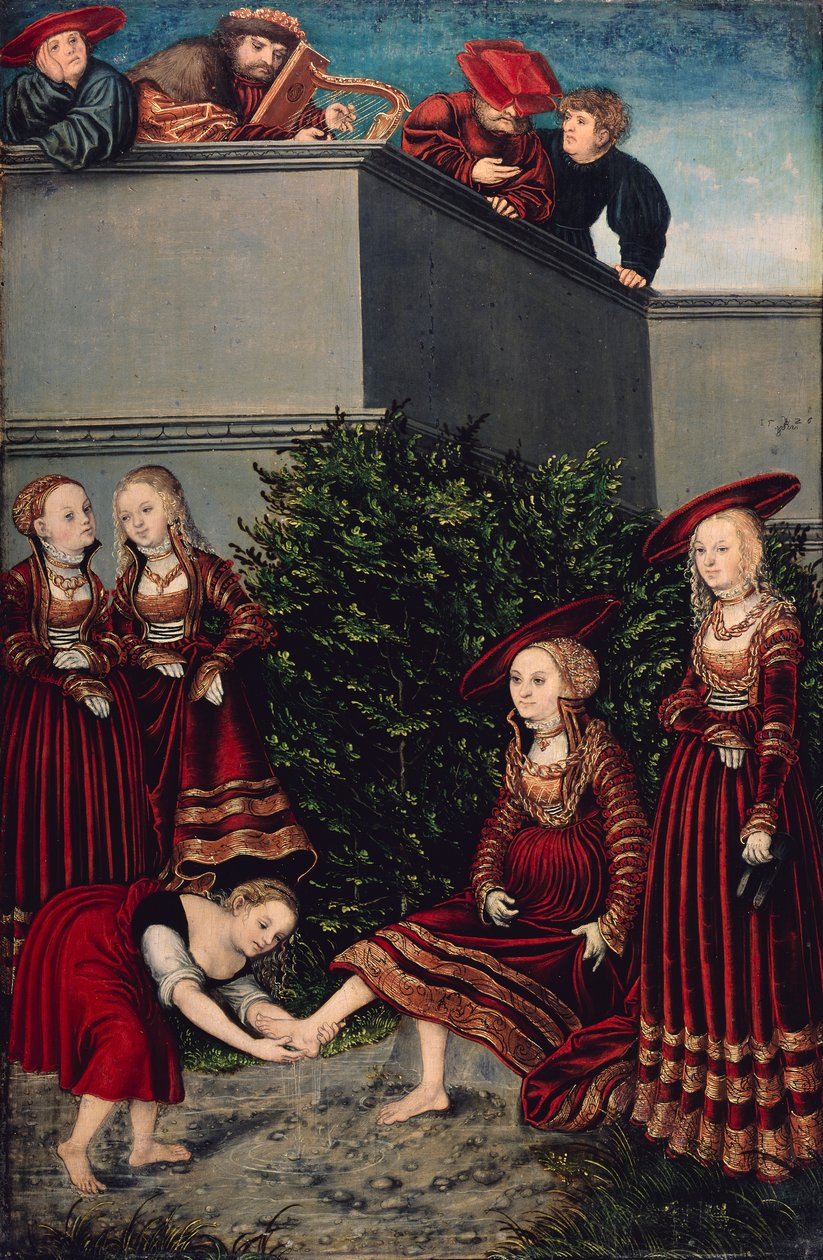 David and Bathsheba by Lucas Cranach the Elder