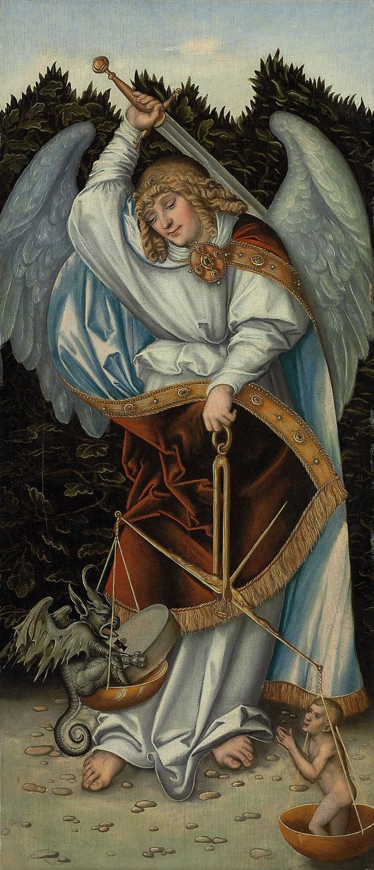 Archangel Michael by Lucas Cranach the Elder