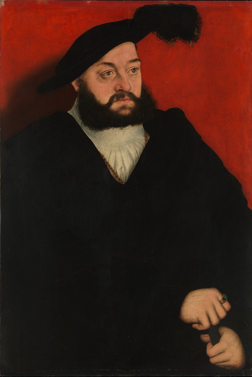 Johann the Younger, Hereditary Prince of Saxony by Lucas Cranach the Elder