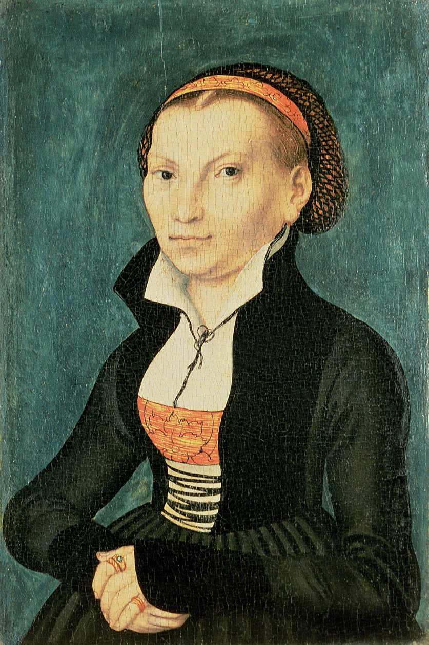 Katharina von Bora, Future Wife of Martin Luther by Lucas Cranach the Elder