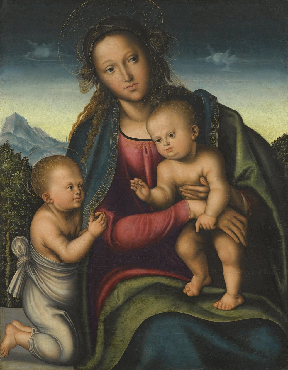 Madonna with the Christ Child and Saint John by Lucas Cranach the Elder