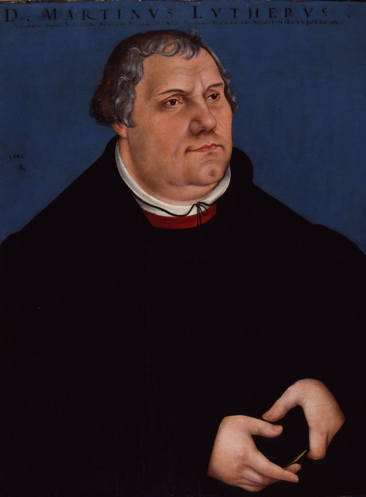 Portrait of Martin Luther by Lucas Cranach the Elder