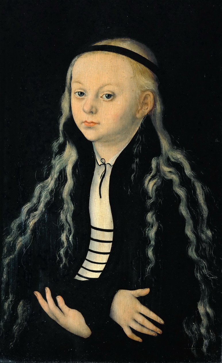 Portrait, Presumably of Magdalena Luther by Lucas Cranach the Elder