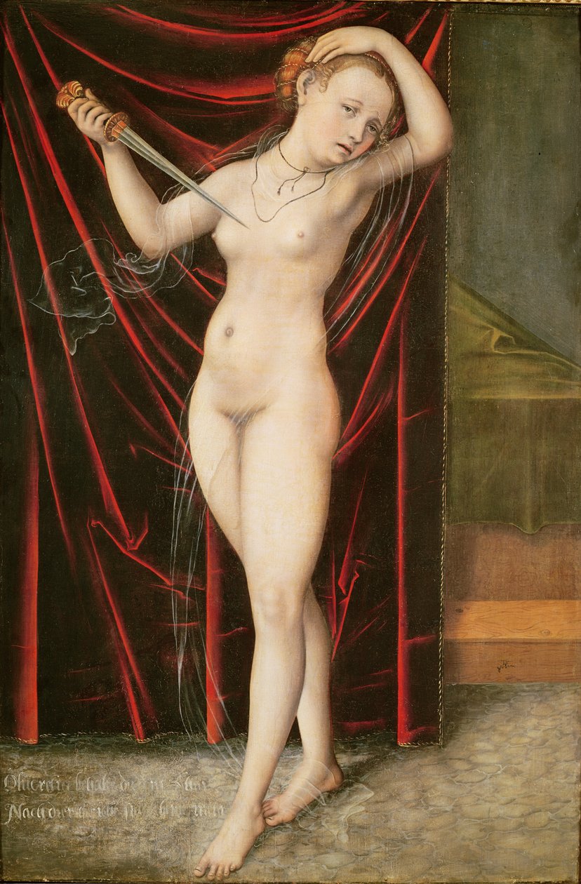 The Death of Lucretia, c.1524 by Lucas Cranach the Elder