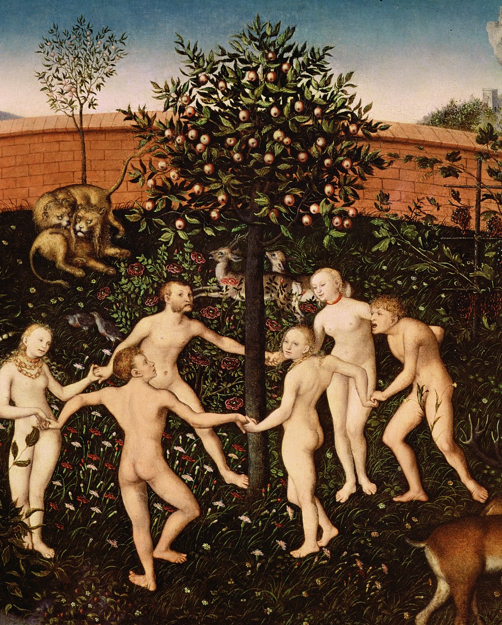 The Golden Age (detail) by Lucas Cranach the Elder