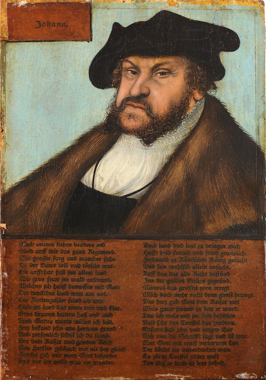 Johann the Steadfast, Elector of Saxony by Lucas Cranach the Elder