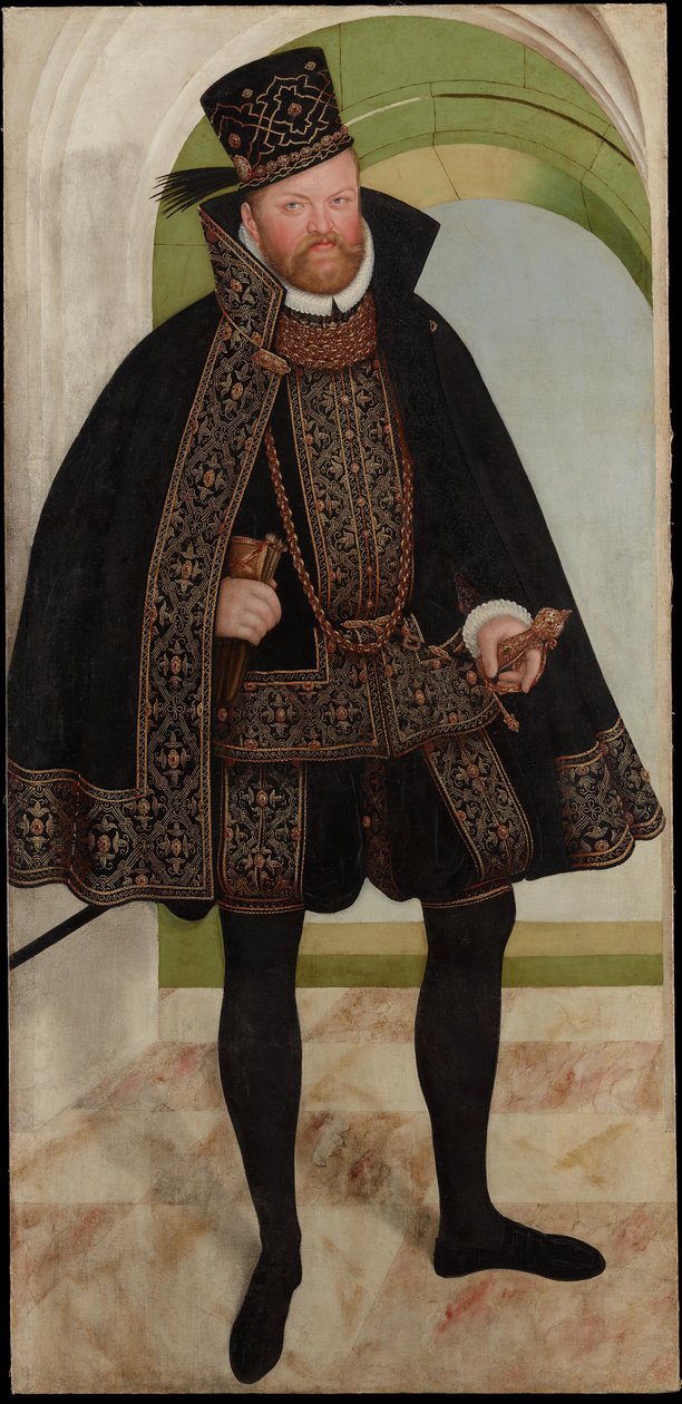 August, Elector of Saxony (1526-1586) by Lucas Cranach the Younger  