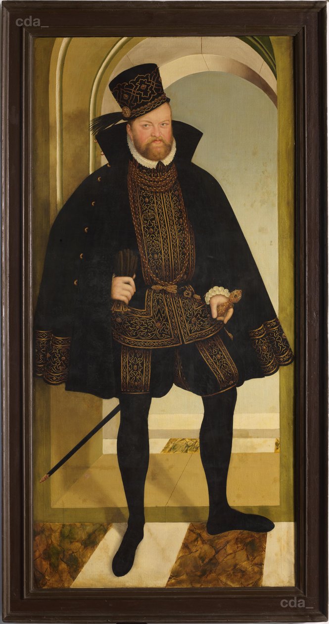 Portrait of Elector August by Lucas Cranach the Younger
