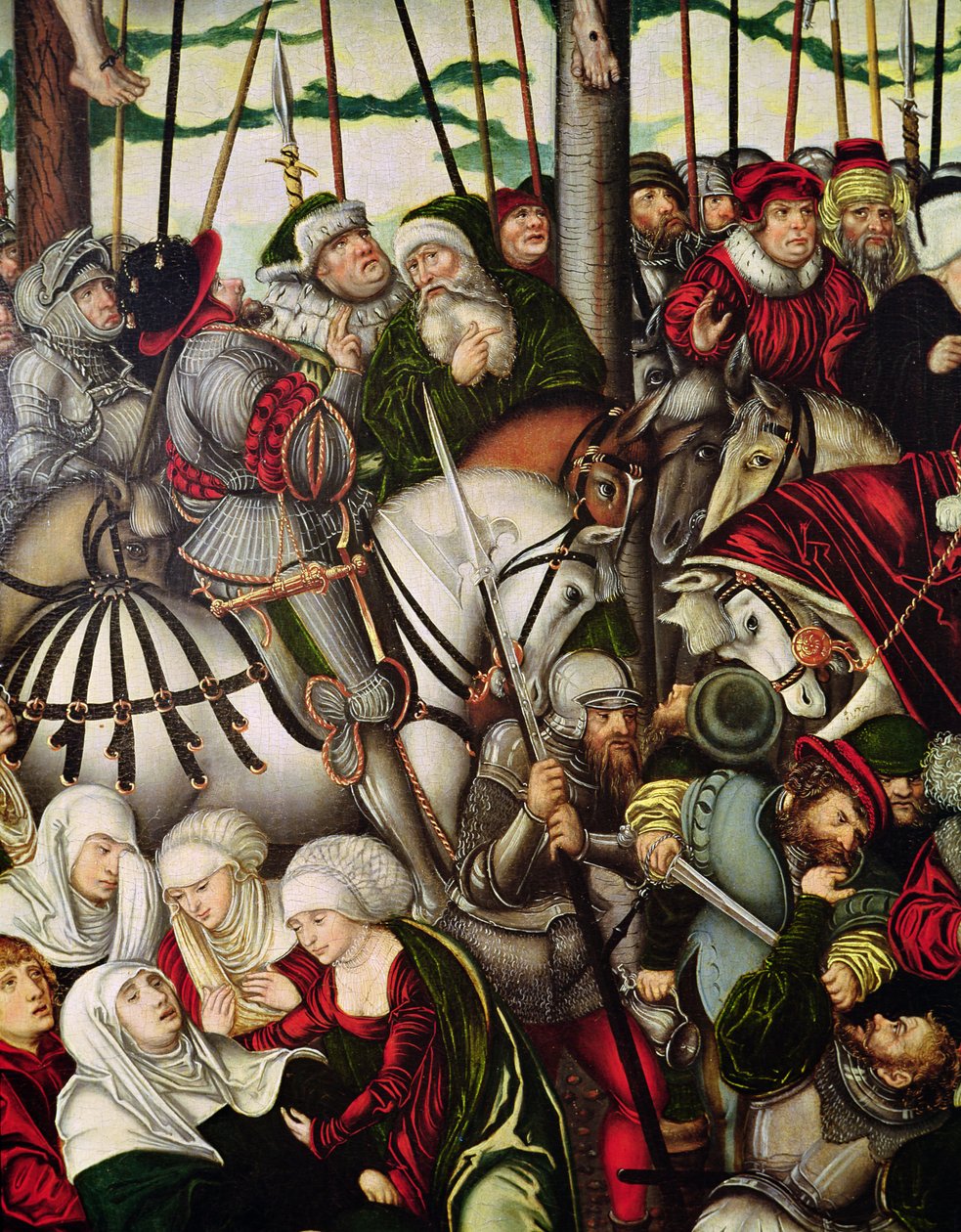 Calvary (Detail) by Lucas Cranach the Elder