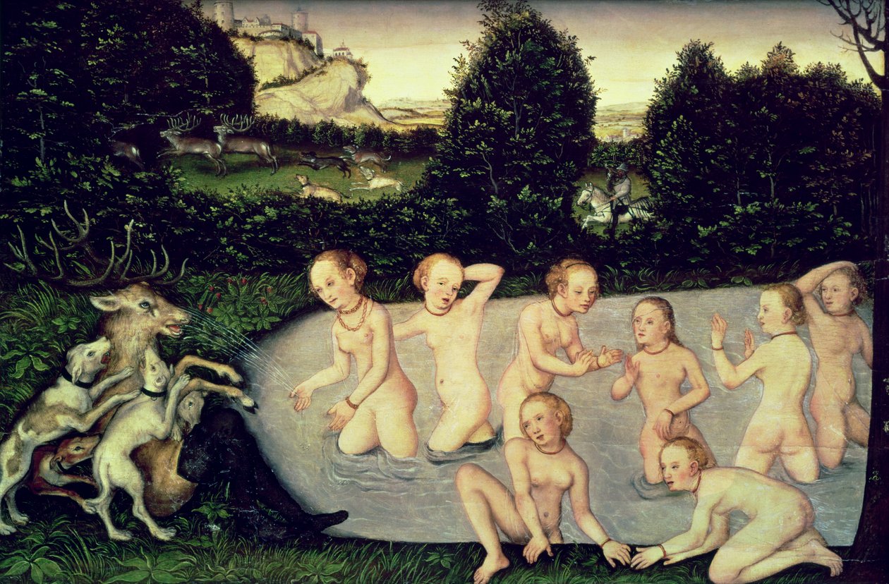 Diana and Actaeon by Lucas Cranach the Elder