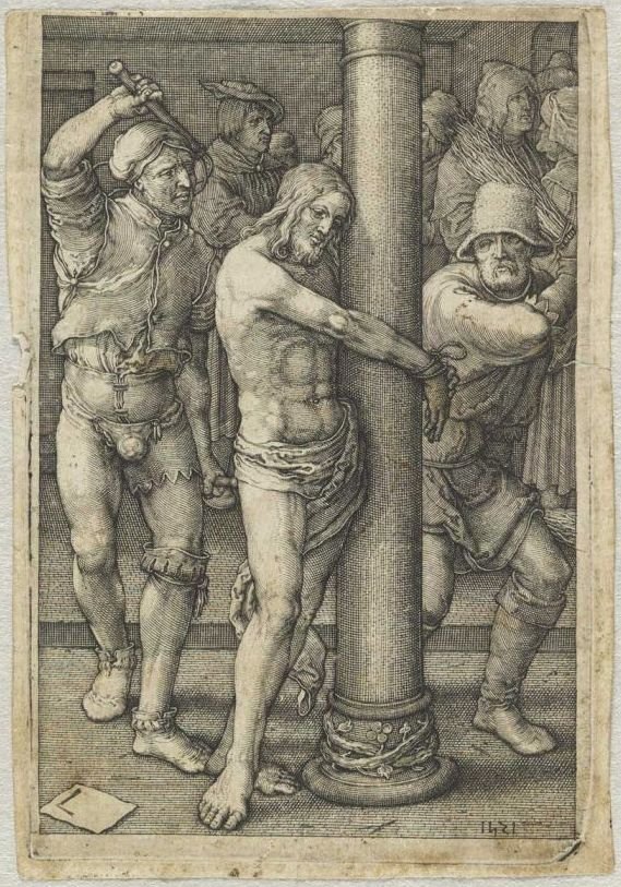 The Flagellation by Lucas van Leyden