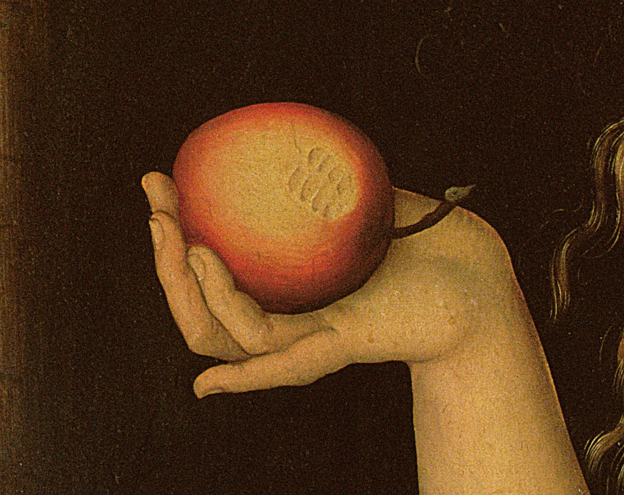 Eve (detail) by Lucas Cranach the Elder