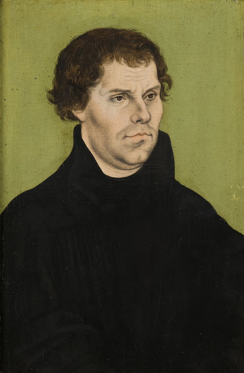 Portrait of Martin Luther by Lucas Cranach the Elder