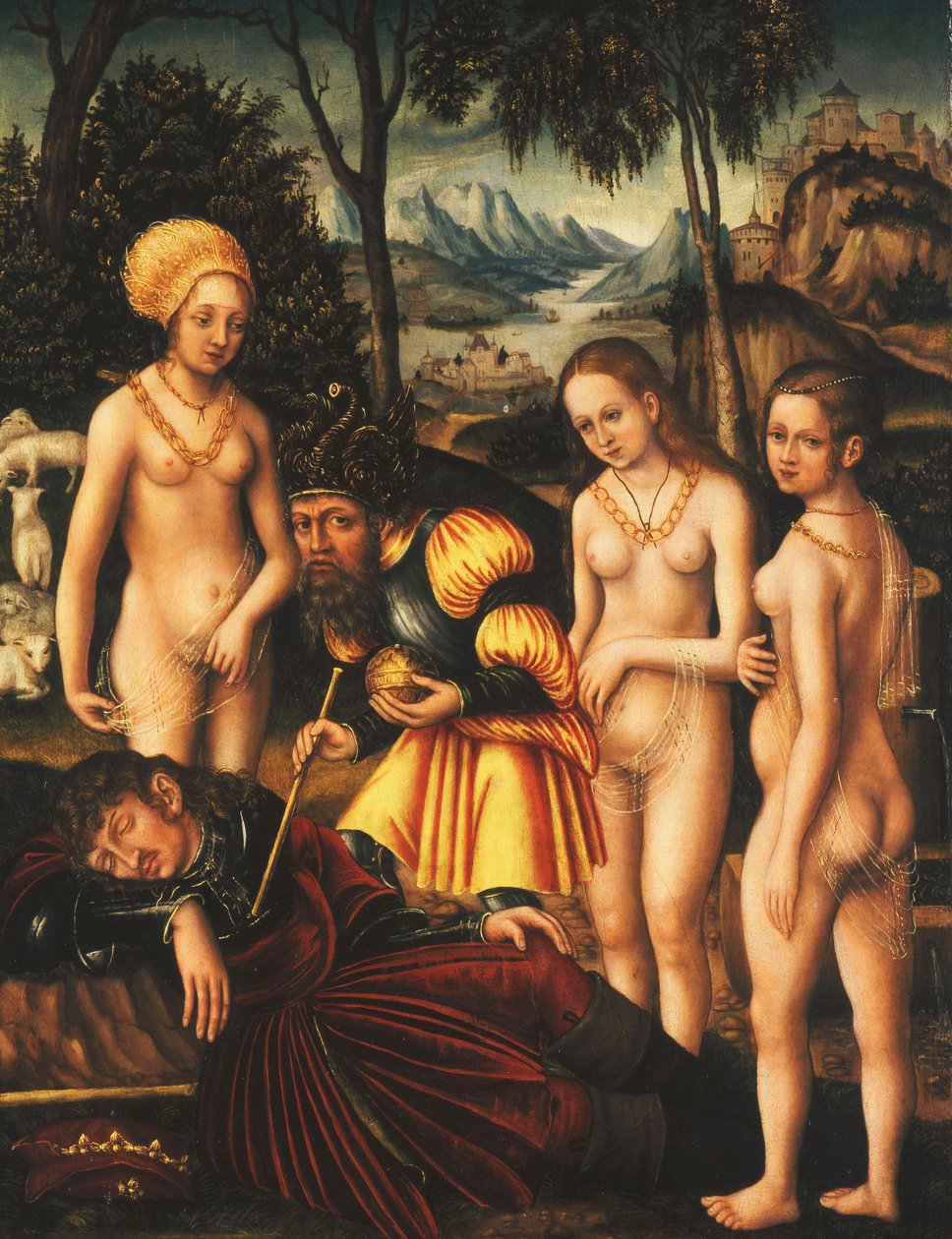 The Judgement of Paris by Lucas Cranach