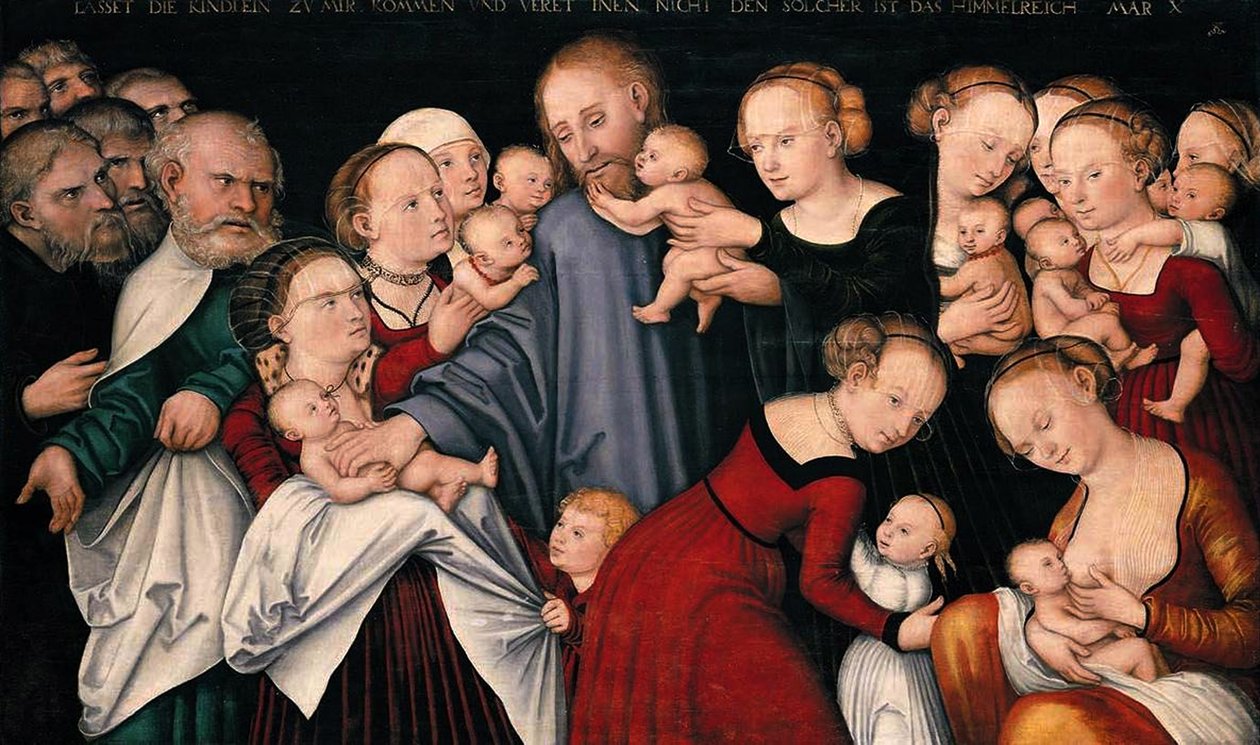 Christ Blessing the Children by Lucas Cranach the Elder